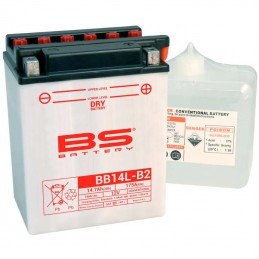 Batterie BS BB14L-A2 + pack d'acide