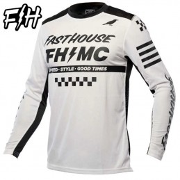 Maillot FASTHOUSE ELROD Air Cooled white