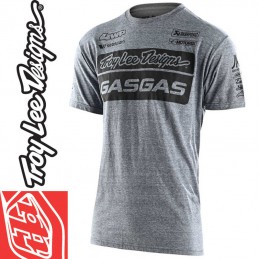Tee shirt Troy Lee Designs GASAGAS Gris