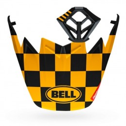 Kit visière BELL Moto-9 Fasthouse Checkers jaune