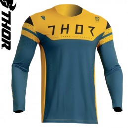 Maillot THOR PRIME Teal-Yellow