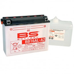 Batterie BS BB16AL-A2 + pack d'acide