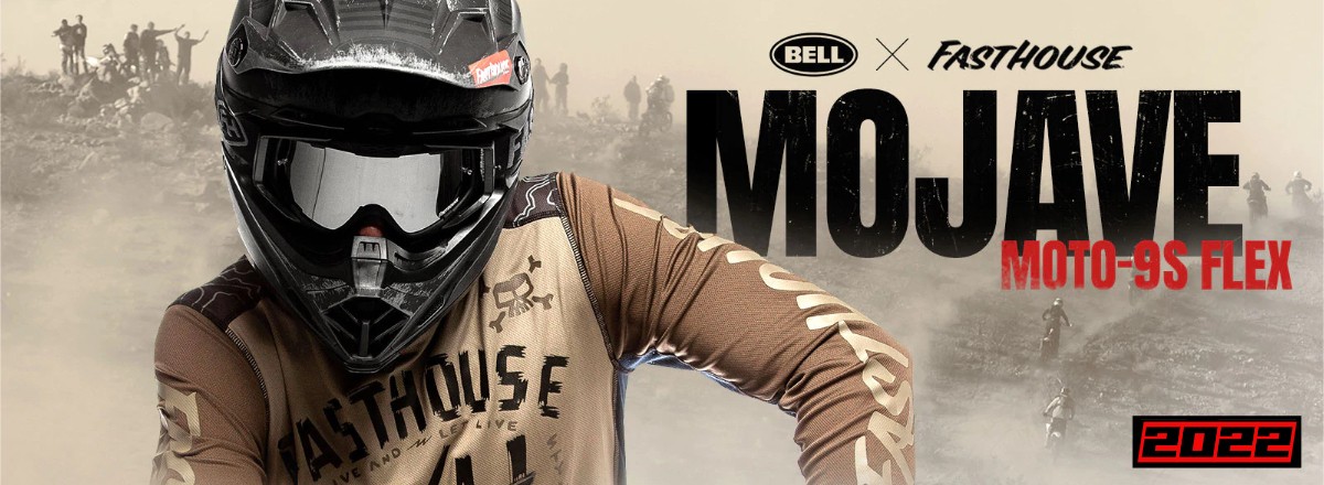 Casque BELL MOTO-9S Flex FASTHOUSE Mojave