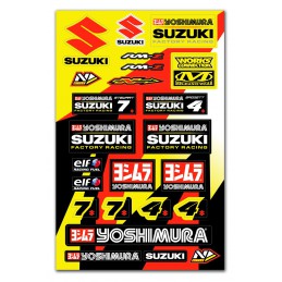 Planche stickers N'STYLE Suzuki Yoshimura