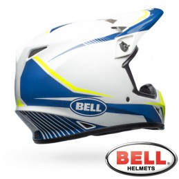 Casque BELL MX-9 MIPS Torch white-blue-yellow