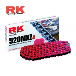Chaine ultra renforcée RK 520 MXZ-4 Rouge