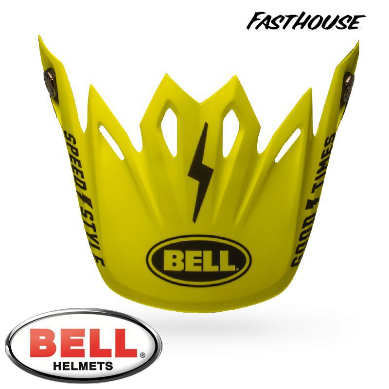 Visière BELL MOTO 9 FASTHOUSE Yellow/Black