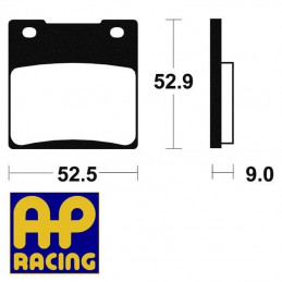 Plaquettes de frein AP RACING LMP156SR