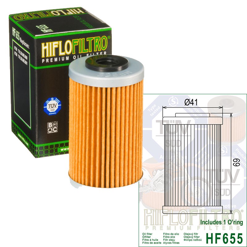 Filtre à huile HIFLOFILTRO 390 FE