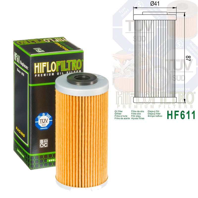 Filtre à huile HIFLOFILTRO 449 TE-TC