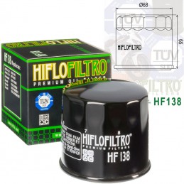 Filtre à huile HIFLOFILTRO HF138