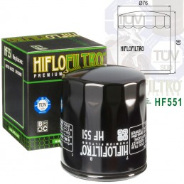 Filtre à huile HIFLOFILTRO HF551