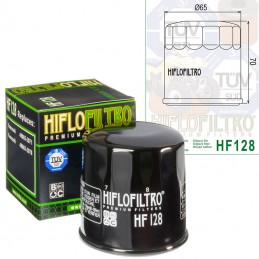 Filtre à huile HIFLOFILTRO HF128