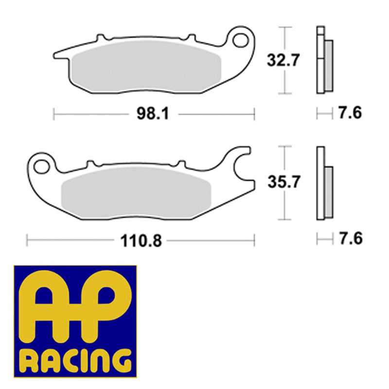 Plaquettes de frein AP RACING LMP397ST