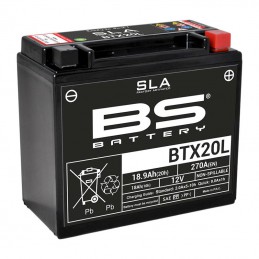 Batterie BS BTX20L-BS + pack d'acide