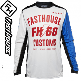 Maillot FASTHOUSE WORX 68 white