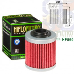 Filtre à huile HIFLOFILTRO HF560