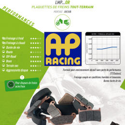 Plaquettes de frein AP RACING LMP508