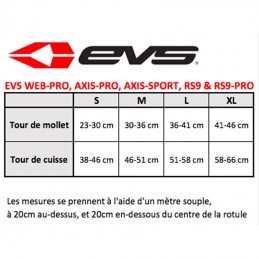 Genouillères EVS AXIS-PRO
