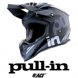 Casque PULL IN-RACE Black-Grey-Silver