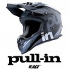 Casque PULL IN RACE Grey-Silver