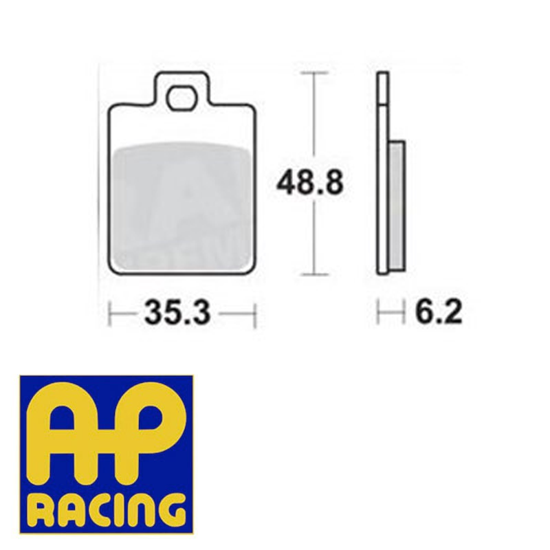 Plaquettes de frein AP RACING LMP468ST