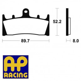 Plaquettes de frein AP RACING LMP286SF