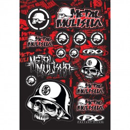 Planche de stickers METAL MULISHA