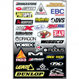 Planche de stickers FACTORY EFFEX Logos D