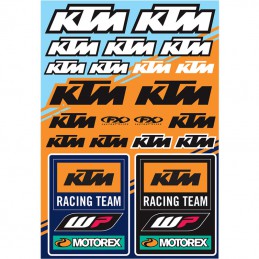 Planche de stickers FX KTM Racing