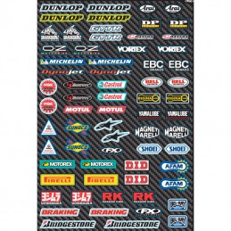 Planche de stickers FACTORY EFFEX Street micro logos