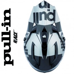 Casque PULL-IN RACE Black-silver