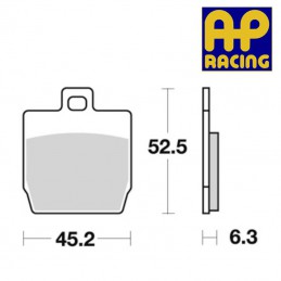 Plaquettes de frein AP RACING LMP331ST