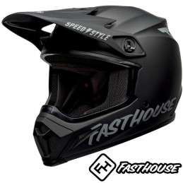 Casque BELL MX-9 FASTHOUSE Black-Grey