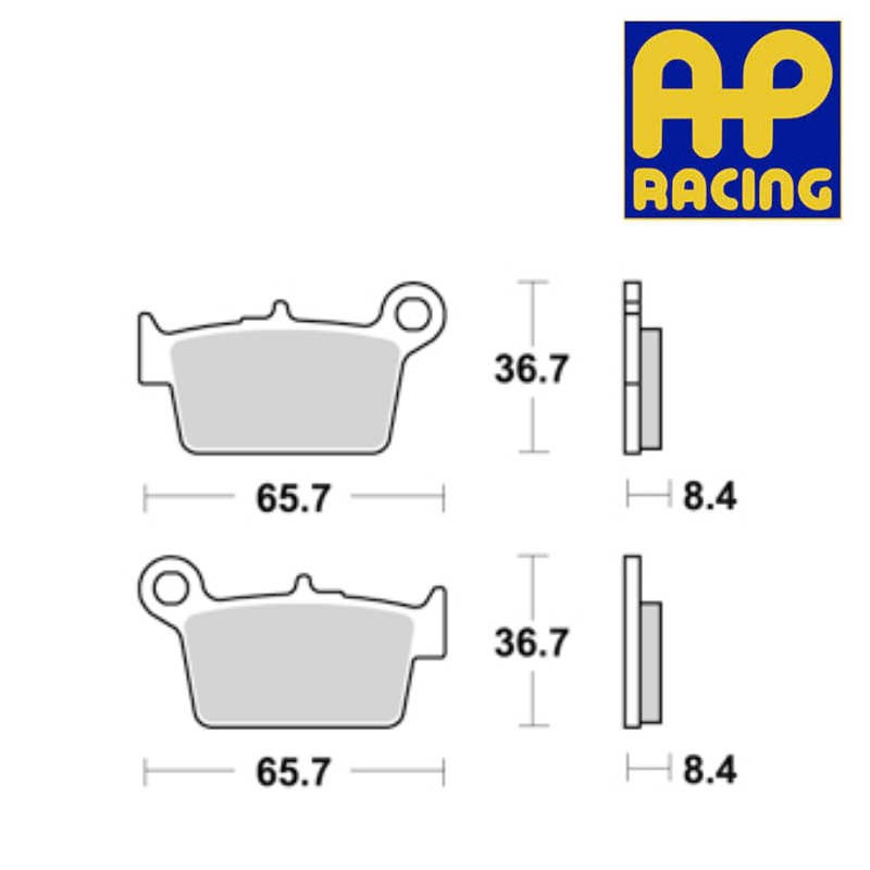 Plaquettes de frein AP RACING LMP461ST