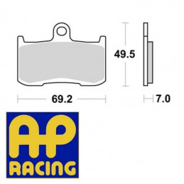 Plaquettes de frein AP RACING LMP382SF