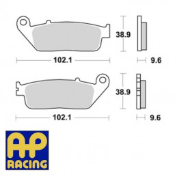 Plaquettes de frein AP RACING LMP300SFP