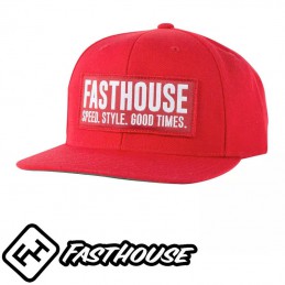 Casquette FASTHOUSE Blockhouse red