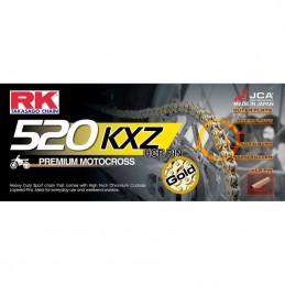 Chaine ultra renforcée RK 520 KXZ Gold