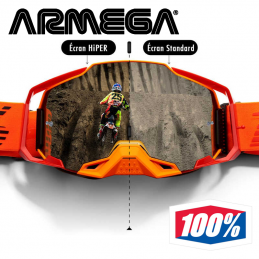 Masque 100% ARMEGA Oversized Deep red