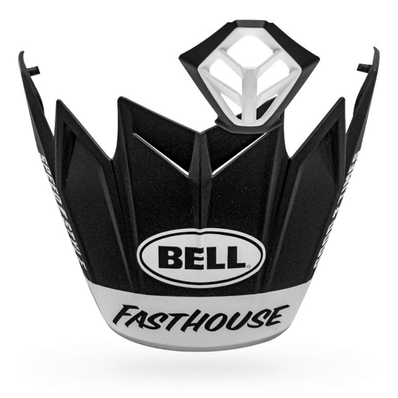 Kit visière BELL Moto-9 Fasthouse noir-blanc