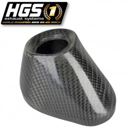 Embout carbone pour silencieux HGS T1 oval