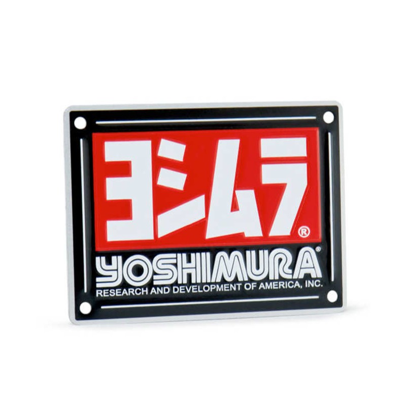 Plaque logo YOSHIMURA USA pour silencieux RS-4
