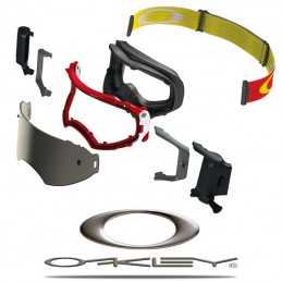 Masque OAKLEY AIRBRAKE MX TLD Red banner