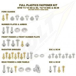 Kit vis complet de plastiques KTM 250 SX