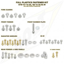 Kit vis complet de plastiques KTM 150 SX