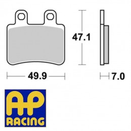 Plaquettes de frein AP RACING LMP1177SC