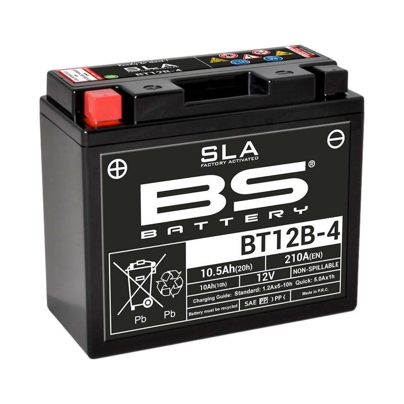 Batterie BS BT12B-4 SLA activé usine