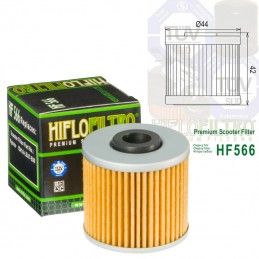 Filtre à huile HIFLOFILTRO HF566