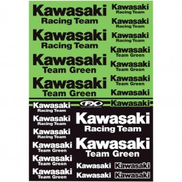 Planche de stickers FX KAWASAKI Racing